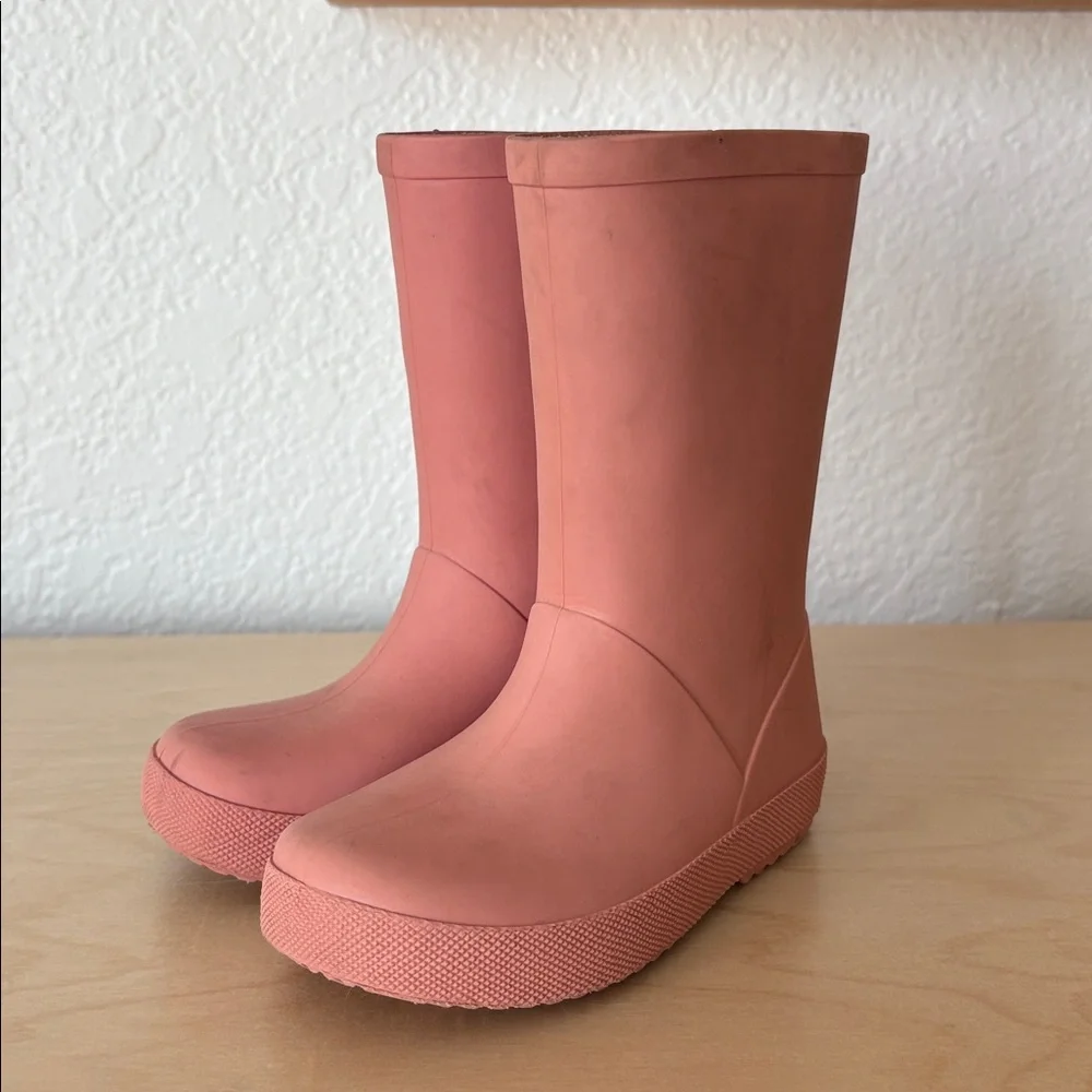 Zara Toddler Kids 25 Purple Dusty Rose Pink Rain Boots